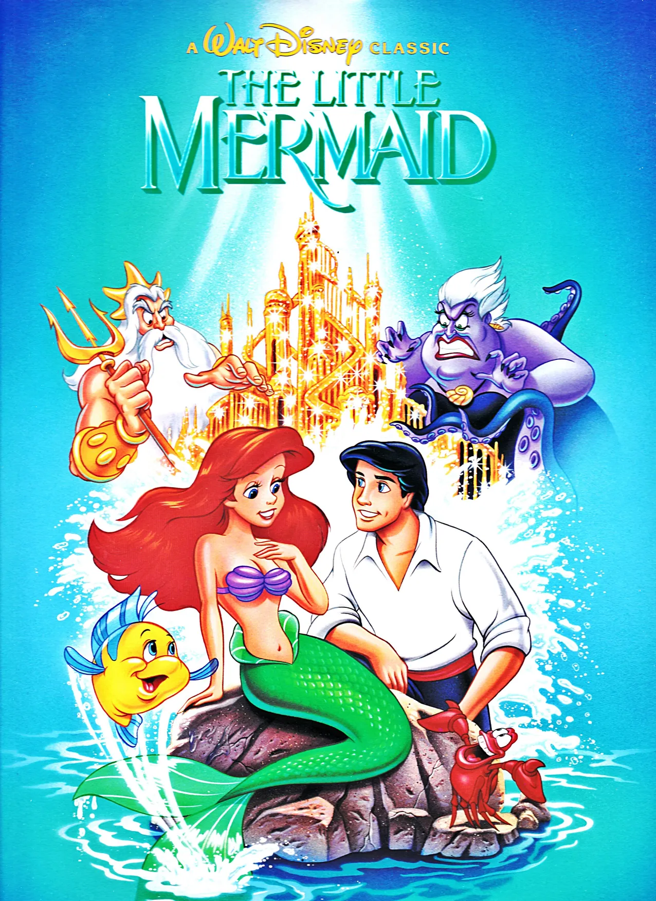 The Little Mermaid VHS cover